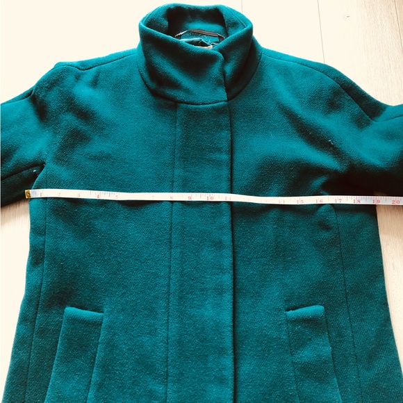 J. Crew Emerald Green Wool Blend Jacket - Picture 3 of 13